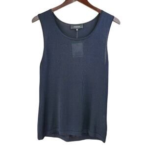 Jones Wear Dark Blue Sleeveless Tank Top Shell